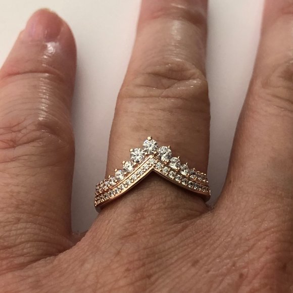 pandora princess wishbone ring